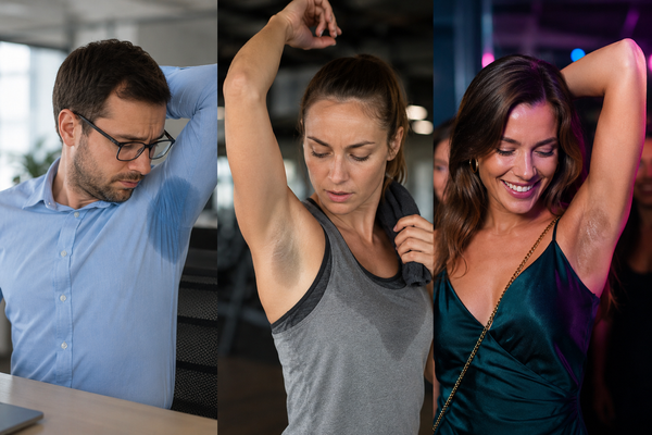 The best approach to armpit sweat per situation: work, sports, and going out