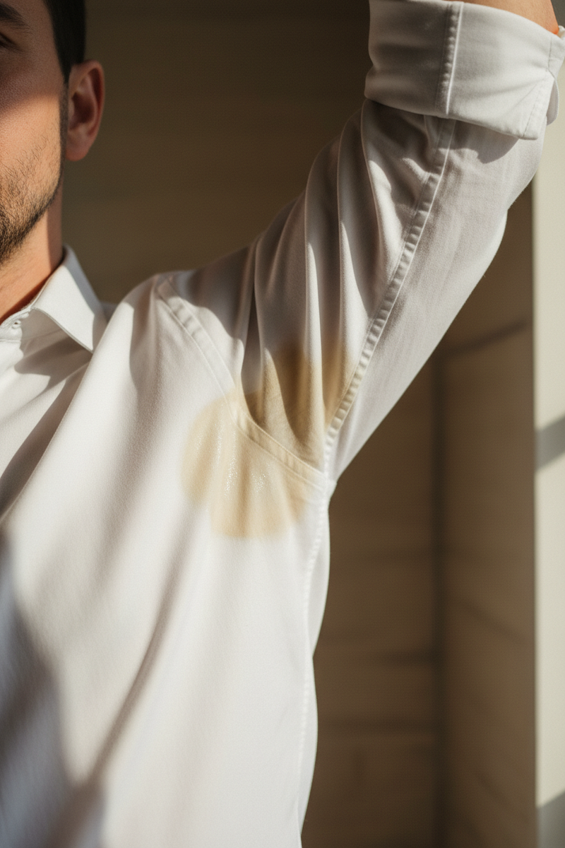 Natte okselplekken voorkomen: zo blijf je de hele dag droog